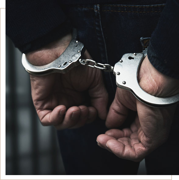 Man in handcuffs photo 